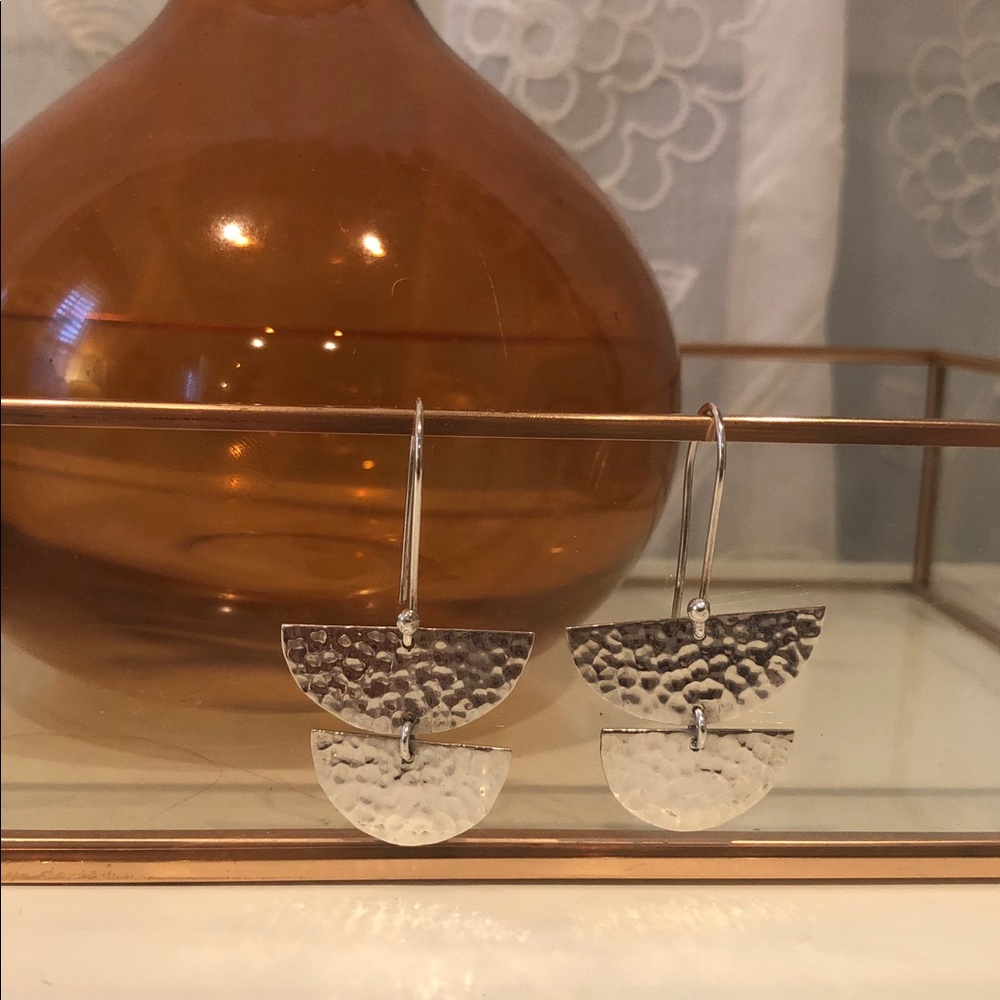 Hand made 925 stamped Art decco earings